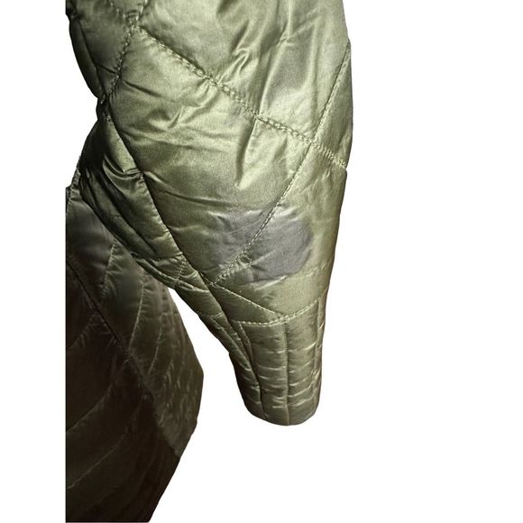 Patagonia Women's Radalie Parka Sz‎ Small Quilted Nomad Green Insulated Jacket - Picture 9 of 10